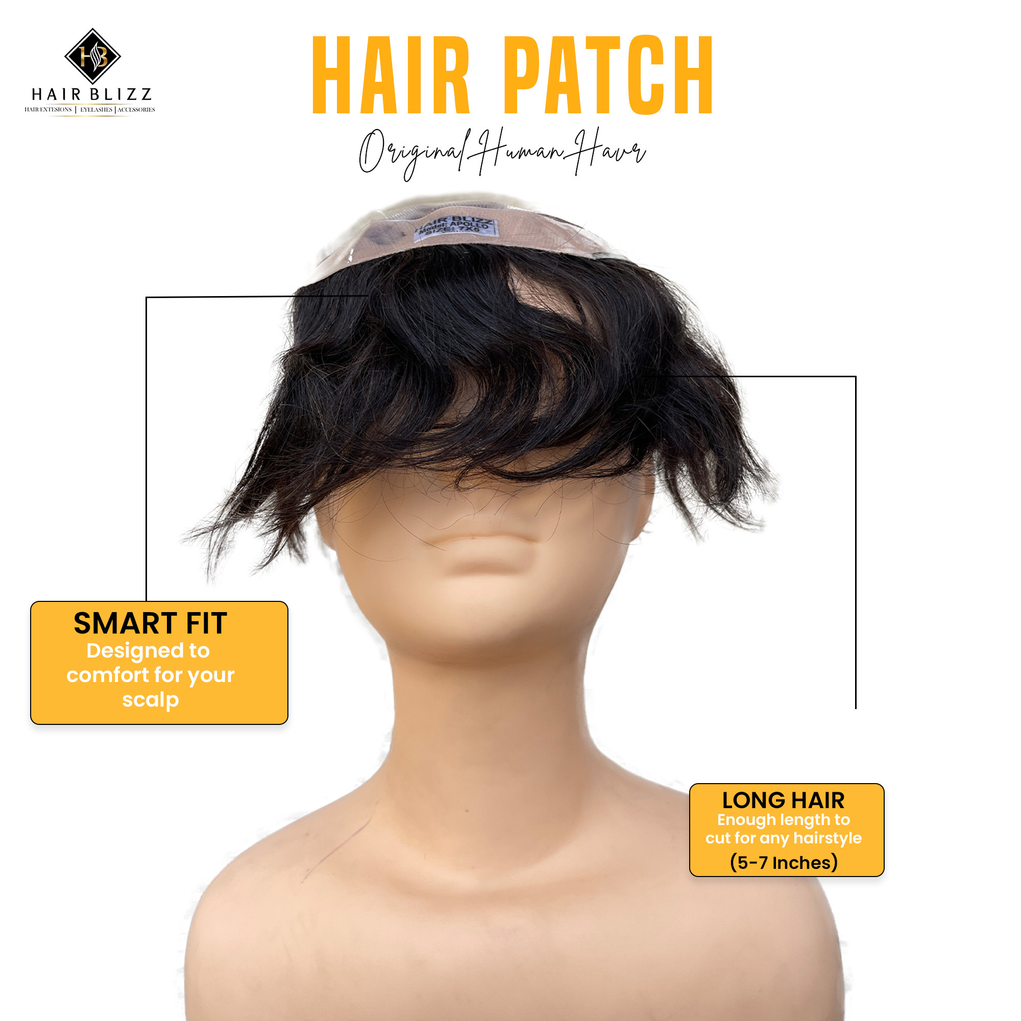 Apollo Men's Hair Patch 