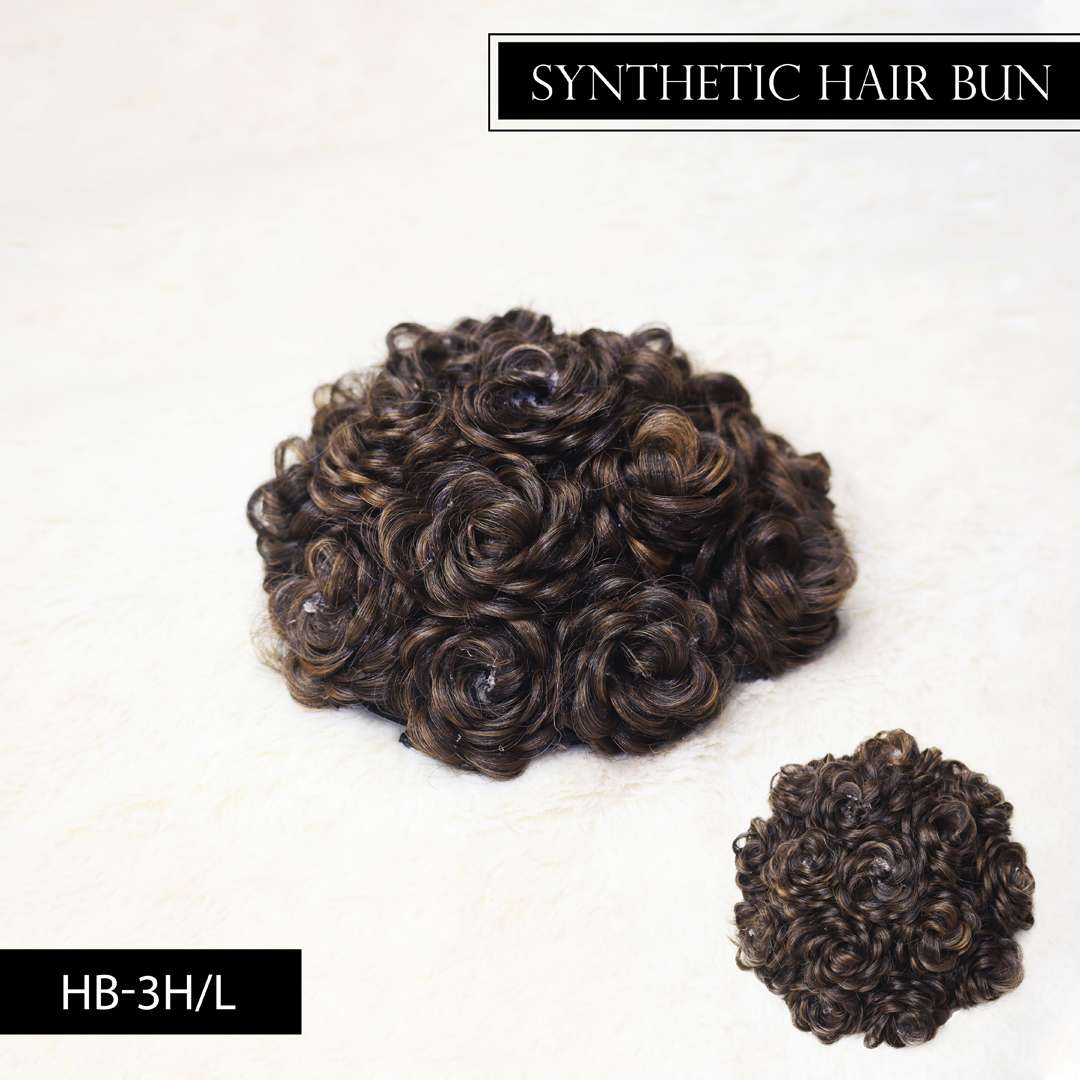 HB-3H/L Synthetic Hair Bun 
